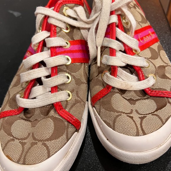 Coach Folly size 8.5 sneakers - Picture 2 of 12
